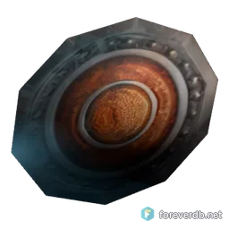 Reinforced Targe, rendered from the Forever client