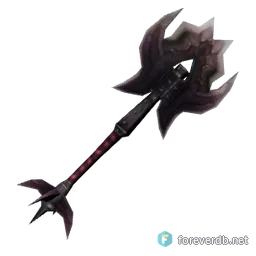 Huge Thorium Battleaxe, rendered from the Forever client