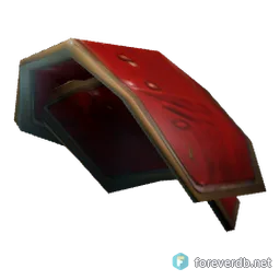 Bloodlust Epaulets, rendered from the Forever client