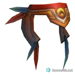 Wolf Rider's Headgear, rendered from the Forever client
