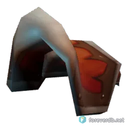 Blood Tiger Shoulders, rendered from the Forever client