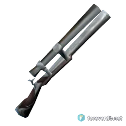 Egan's Blaster, rendered from the Forever client
