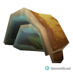 Adventurer's Shoulders, rendered from the Forever client