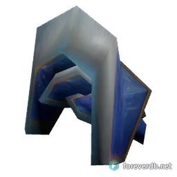 Imperial Plate Shoulders, rendered from the Forever client