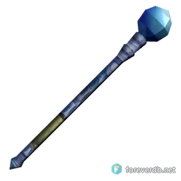 Icefury Wand, rendered from the Forever client
