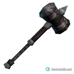 Dark Hearted Hammer, rendered from the Forever client