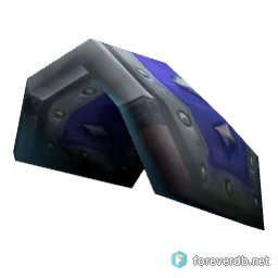 Outrunner's Pauldrons, rendered from the Forever client