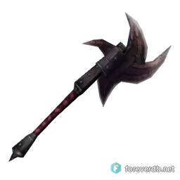 Hellslayer Battle Axe, rendered from the Forever client
