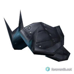 Heavy Scorpid Shoulders, rendered from the Forever client