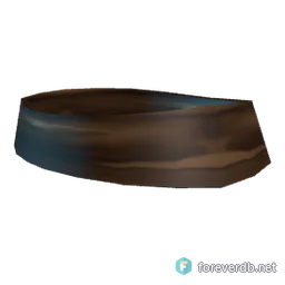 Knight-Lieutenant's Leather Headband, rendered from the Forever client