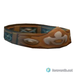 Mail Combat Headguard, rendered from the Forever client
