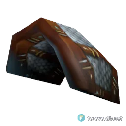 Knight's Pauldrons, rendered from the Forever client