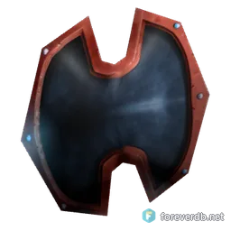Hero's Buckler, rendered from the Forever client