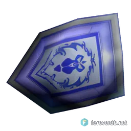 Crest of Darkshire, rendered from the Forever client