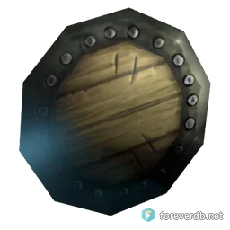 Banded Shield, rendered from the Forever client
