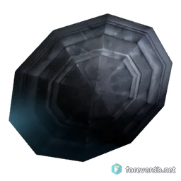 Blackforge Buckler, rendered from the Forever client