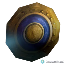 Crusader's Shield, rendered from the Forever client