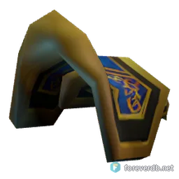 Celestial Pauldrons, rendered from the Forever client