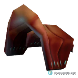 Hero's Pauldrons, rendered from the Forever client