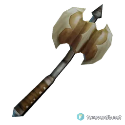 Assassin's Throwing Axe, rendered from the Forever client