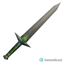 Notched Shortsword, rendered from the Forever client