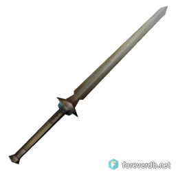 Short Bastard Sword, rendered from the Forever client