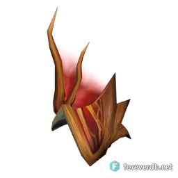PVP Cloth Shoulder Horde, rendered from the Forever client