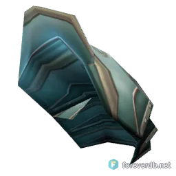 Jade Epaulets, rendered from the Forever client