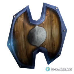Outrunner's Shield, rendered from the Forever client