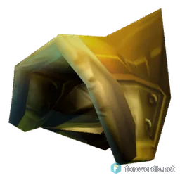Glorious Shoulder Pads, rendered from the Forever client