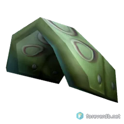 War Paint Shoulder Pads, rendered from the Forever client