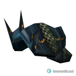 Hulking Spaulders, rendered from the Forever client