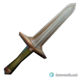 Deadman Dagger, rendered from the Forever client