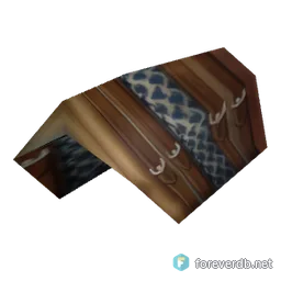 Pillager's Pauldrons, rendered from the Forever client