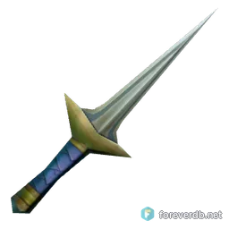 Deadly Bronze Poniard, rendered from the Forever client