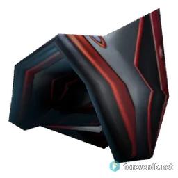 Ironhide Pauldrons, rendered from the Forever client