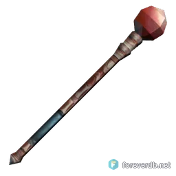 Imperial Red Scepter, rendered from the Forever client