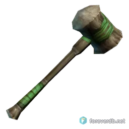 Battleworn Hammer, rendered from the Forever client