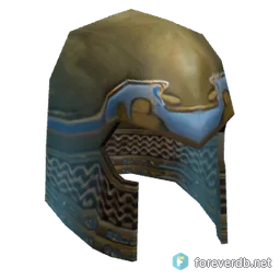 Banded Helm, rendered from the Forever client