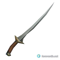 Short Sabre, rendered from the Forever client