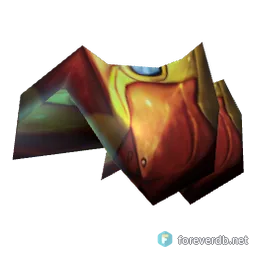 Masterwork Pauldrons, rendered from the Forever client