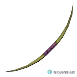 Feeble Shortbow, rendered from the Forever client