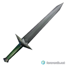 Briarsteel Shortsword, rendered from the Forever client