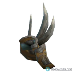 Champion's Mail Pauldrons, rendered from the Forever client