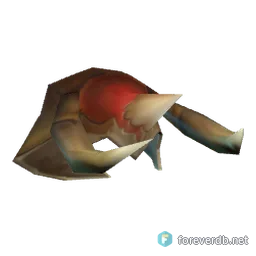 Premier Dragonhide Helm, rendered from the Forever client