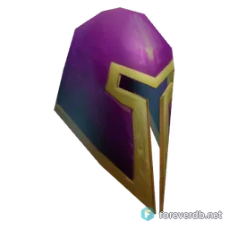 Conservator Helm, rendered from the Forever client