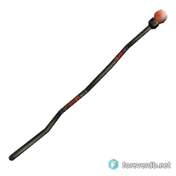 Staff of Dar'Orahil, rendered from the Forever client