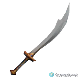Battlefell Sabre, rendered from the Forever client