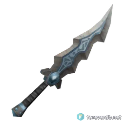 Crystal Sword, rendered from the Forever client