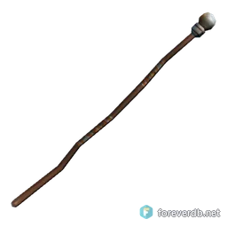 Wind Rider Staff, rendered from the Forever client